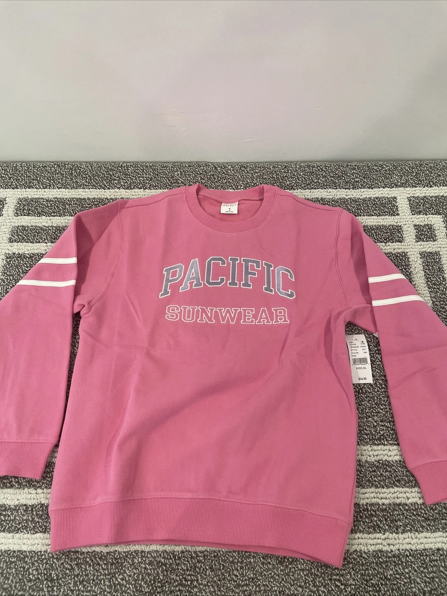 Pacsun - Kids Pacific Sunswear Sweatshirt - Girls Size XL 12 - Pink | eBay