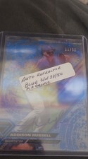 2017 Topps High Tek - Addison Russell #HT-AR Blue Rainbow Autographs /50 (AU)