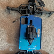 RC Chassis Plate w/ Suspension Arms & Steerin...