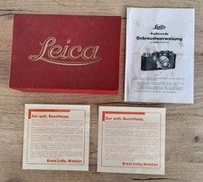 LEITZ LEICA SCHACHTEL für Leica Modell III p...
