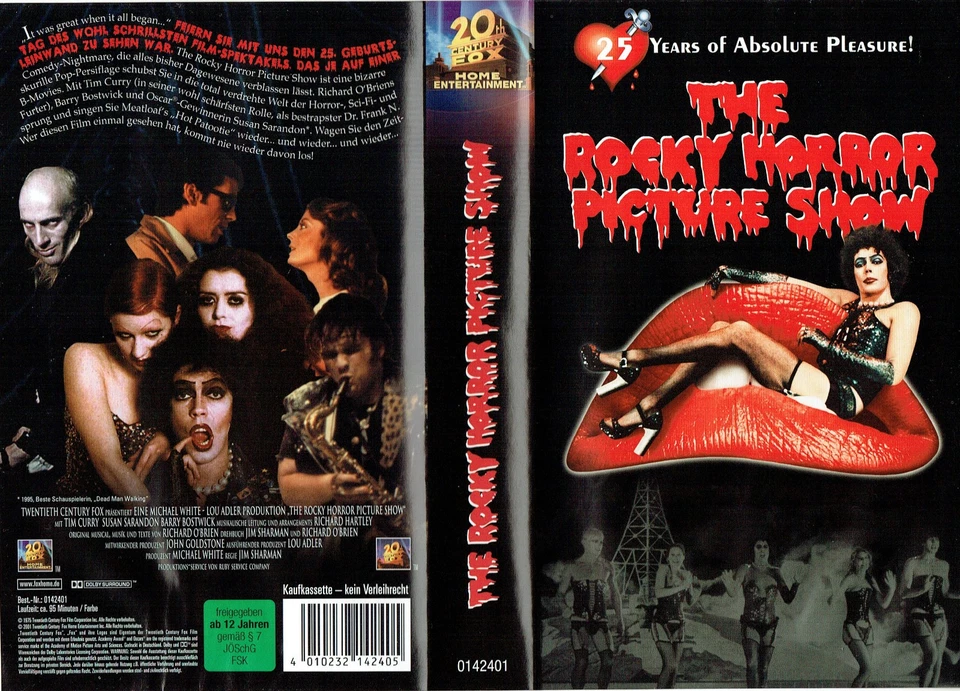 (VHS)  Videokassette - Rocky Horror Picture Show - Tim Curry, Susan Sarandon - Bild 1 von 3