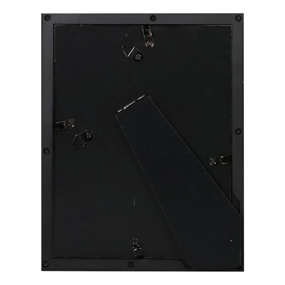 2 Opening Picture Frame, Holds Two 4 x 6 in Photos, Black Gallery Style - thumbnail 3