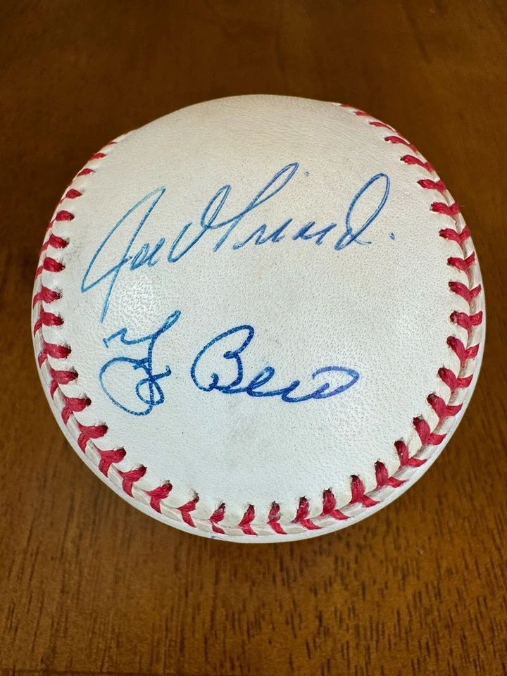 PG Pitcher / Catcher Yogi Berra Don Larsen Autographed AL Baseball JSA LOA - Image 2 of 4
