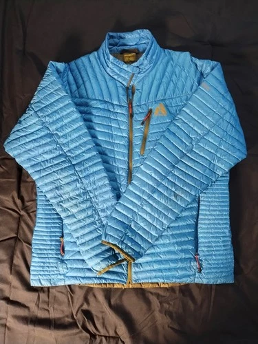 Eddie Bauer First Ascent Storm Down 800 Blue Goose Down Jacket Mens XL image 6
