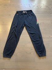 Aviator Nation Women s Ombr Lightning Bolt Sweat Pants - XL - Charcoal Gray