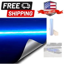 Xpo Gloss Liquid Metal Dark Blue Vinyl Car Wrap Adhesive Film 1ft X 5ft