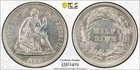 1861 P Liberty Seated Half Dime PCGS Genuine - AU Details (92 - Cleaned)