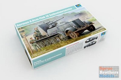 TRP01585 1:35 Trumpeter German 8.8cm Flak 18 Selbstfahrlafette #1585