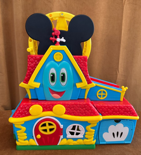 Mickey Mouse Clubhouse WORKS Funny The Funhouse Playset Lights Sounds WORKS