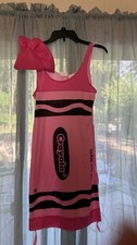 Crayola Crayon Tank Dress Child Size 4-10 Halloween Costume
