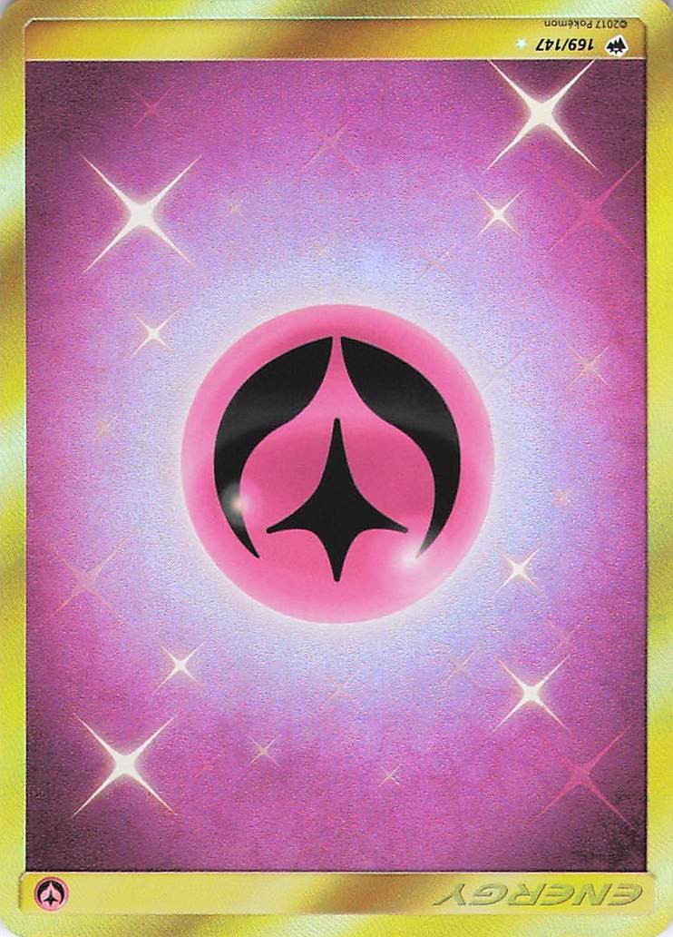 Fairy Energy 169/147 Secret Rare Burning Shadows Pokemon Holo Near Mint