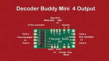 Nix Trains Decoder Buddy Mini Locomotive Motherboard with 21-Pin Decoder So NTZ8