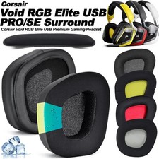 Headphone Earpad Cushion Cover For Corsair Void RGB Elite USB PRO SE Surround