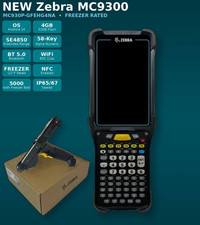 Zebra MC9300 MC930P-GFEHG4NA FREEZER Extended Range SE4850 58-Key Android 14 NIB