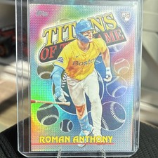 Topps 2026 Series 1 Titans of the Game Rookie Roman Anthony #TOG-9 Red Sox