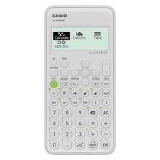 Calcolatrice scientifica Casio fx-350CW: 10+2 cifre, 290+ funzioni, bianco