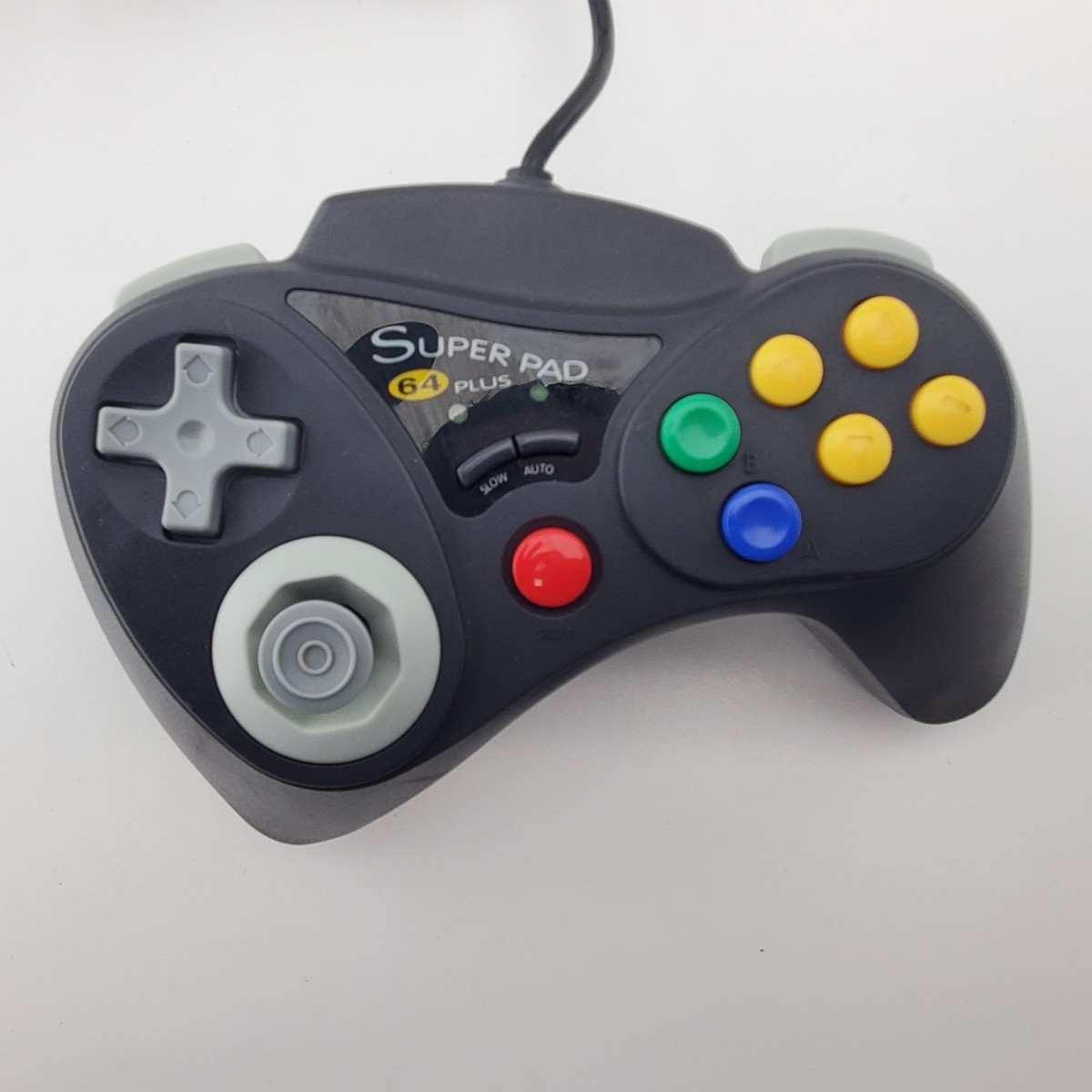 Performance Super Pad 64 Plus Wired Turbo Controller Black for