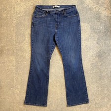 Levis 515 Bootcut Jeans Womens 14 Medium Wash Blue Mid Rise Stretch Denim