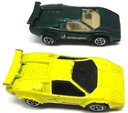 Vintage Matchbox 1985 Lamborghini Countach LP 500 S Lot 2 Green Yellow 1:56