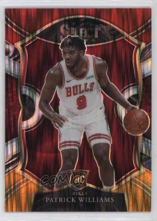 2020 Panini Select Concourse Red White Orange Flash Prizm Patrick Williams 1p9j