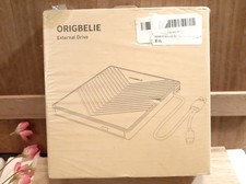 Origbelie External CD DVD Drive, Ultra Slim CD Burner USB 3.0 with 4 USB Ports