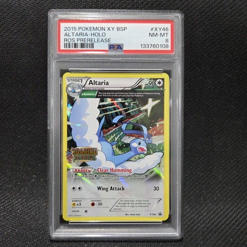 2015 Pokemon: ALTARIA XY46 - [Prerelease] - [XY Roaring Skies Set] - NM/MT PSA 8