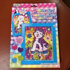 Lisa Frank Glitter Art Set Husky Dog Brand New No Glue No Mess