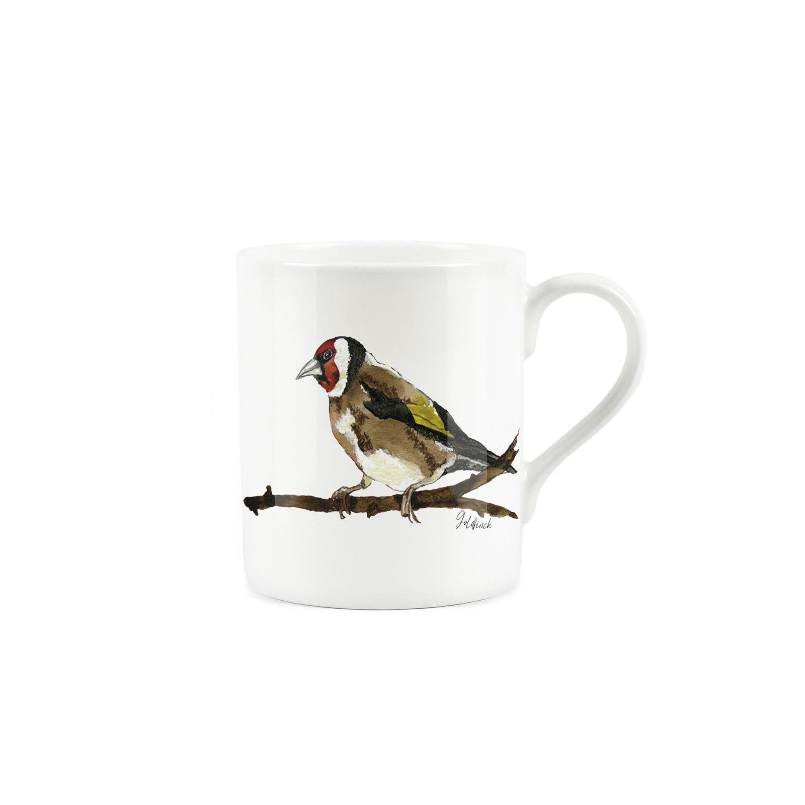Goldfinch Mug - British Birds Small Bone China Mug Gift for Bird Lovers