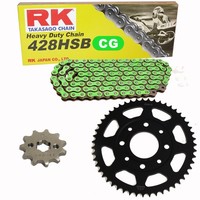 Kettensatz Geeignet FüR Kymco CK1 125 14-16 Kette RK CG 428 HSB 122 Offen GrÜN