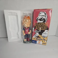 2003 LOS ANGELES AVENGERS A-TEAM TD T.D. Mascot BOBBLEHEAD CARL'S JR. 
