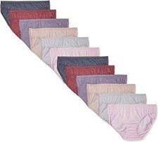 Fruit of the Loom Women's Beyondsoft Underwear, 12 Assorted colors, Size 8