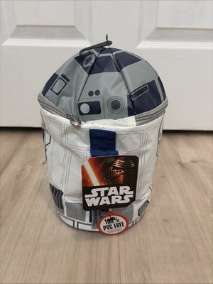 Star Wars R2-D2 Thermos Insulated Soft Lunch Box Bag Zipper Unused New *No Sound