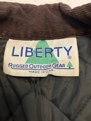 Vintage Men's Liberty Woodland Camo Hunting  Coat L 42-44 Quilted Made in USA image 5