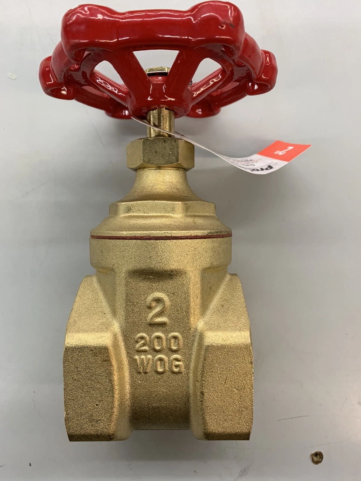 Proline Threaded Brass Gate Valve 2" 200 PSI NEW 100-008 ProLine 2 In. FIPS x 2