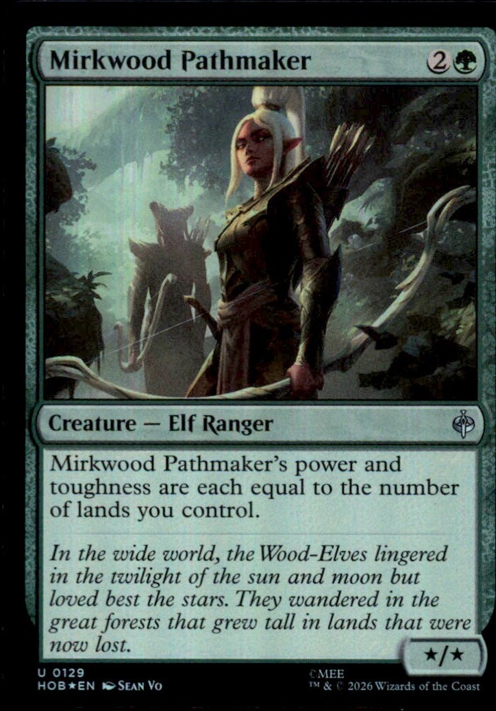 Mirkwood Pathmaker 129 - Foil The Hobbit Uncommon - NM