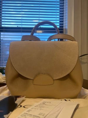 polene handbag - Numéro Un Nano EDITION TEXTURED TAUPE