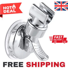 Adjustable Bracket Suction Shower Head Handset Holder Kit Bathroom Wall Mount UK