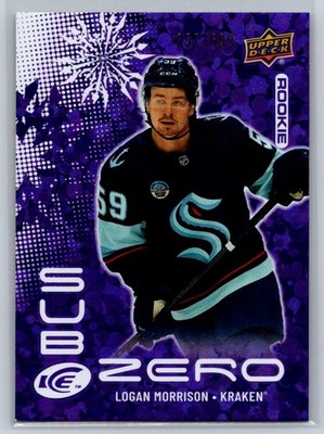 2024-25 Upper Deck Ice Sub Zero Rookies Logan Morrison RC Seattle Kraken #SZ-LM