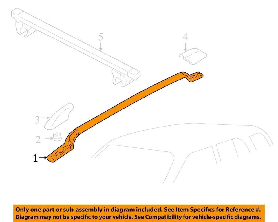 SE ADAPTA A CHEVROLET TRACKER RAIL 30027066 2001-2004 - NUEVO OEM 30027066 Foto 2 de 3