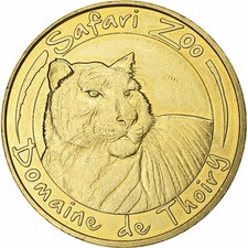 France, Jeton, Domaine de Thoiry - Safari Zoo - Le tigre, 2017, Cupro-nickel