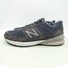 New Balance 990v5 Navy Silver Made in USA Mens 11.5 Running Shoes M990NV5