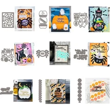 DIY Halloween Metal Cutting Dies Embossing Stencils Card Making Scrapbook Crafts
