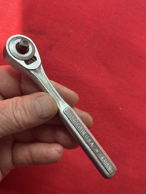 #ad Vintage Craftsman 1 4quot; Drive Ratchet V Flying V With Oil Port USA Made 43185 $23.50