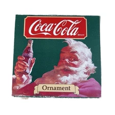Vintage 1990 Coca-Cola Santa Claus Ornament – Willitts Galleries – Item #36016