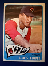 1965 Luis Tiant RC Rookie Topps Cleveland Indians