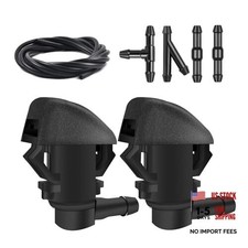 Windshield Washer Nozzles Kit with Connectors Windshield Washer Hose Kit