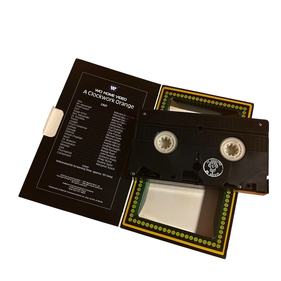 A Clockwork Orange WCI VHS Big Box Release RARE HTF COLLECTIBLE - Image 4 of 4