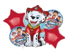 5pcs Paw Patrol Helium Balloon Happy Birthday Foil Balloons Children Party 