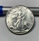 1947-D walking Liberty Half Dollar Flashy Bright BU++
