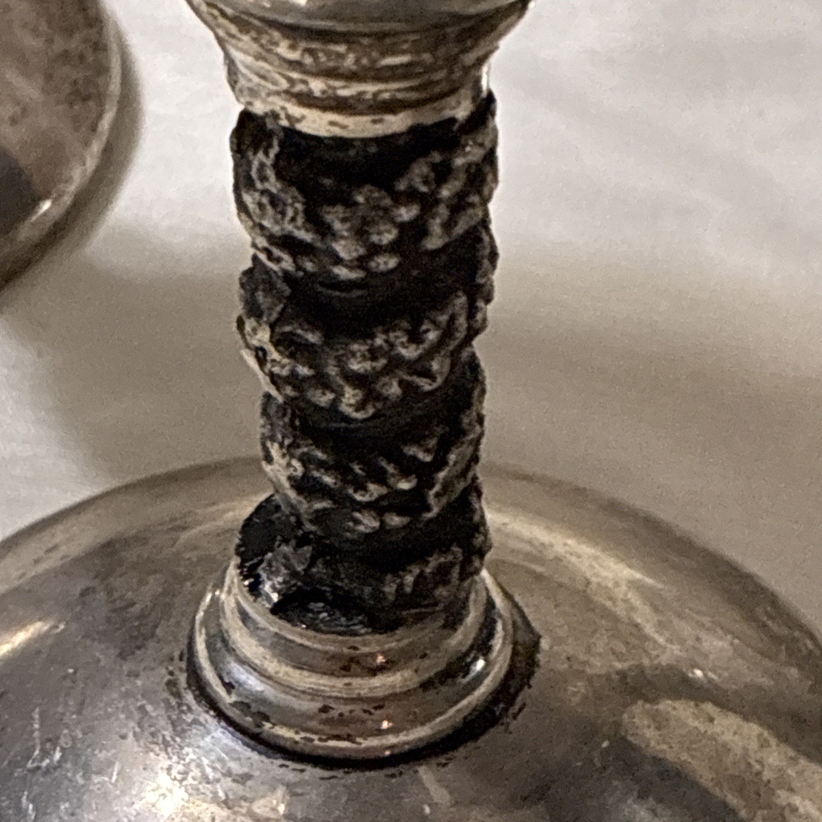 3 Silver Plated Roma's Visiuc S.L. Brass Pair Goblets Spain Madrid Vintage 7”